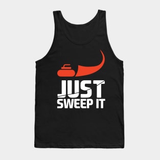 Just Sweep it! Funny Curling Gift Tank Top